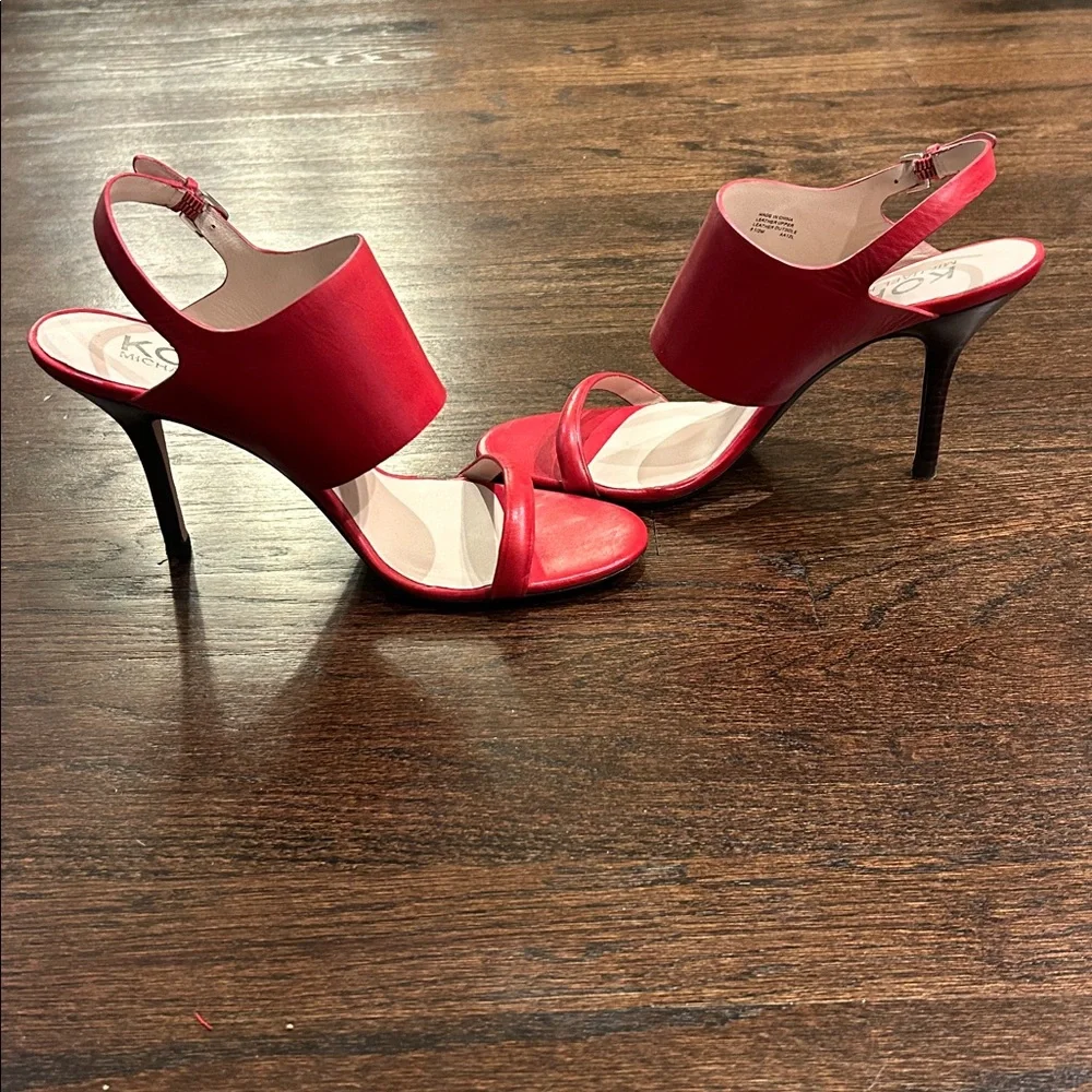 Michael Kors Women’s Elegant Red Heels Size 9.5